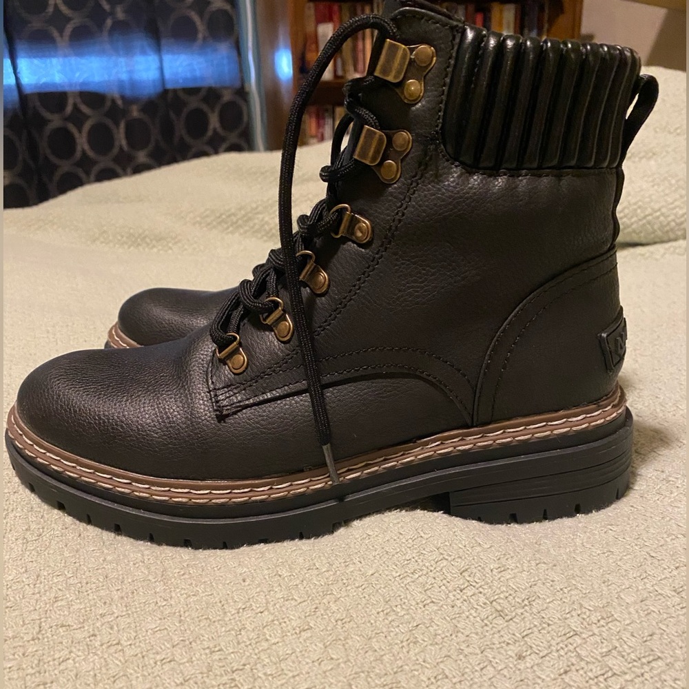Nautica black lace boots